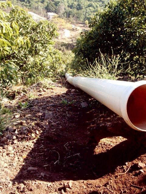 Sistema de cosecha en laderas de cerros